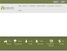 Tablet Screenshot of cascadiacd.org
